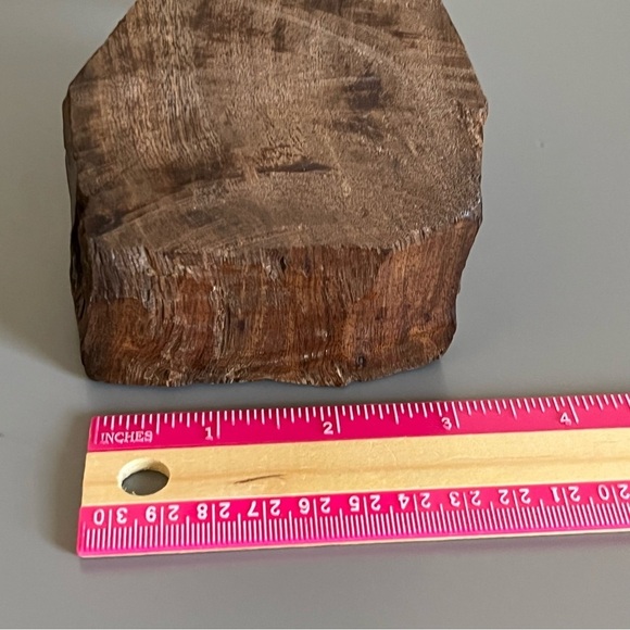 Vintage 11" Large Ironwood Quail Bird on Rock Wood Sculpture Carving READ - Picture 11 of 14